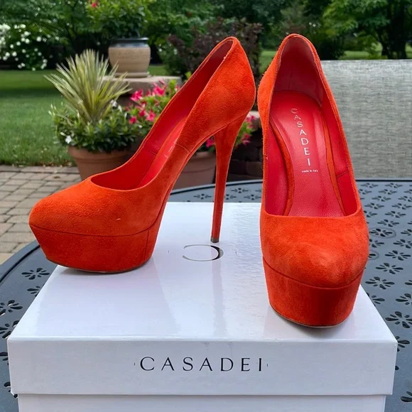 Casadei platform pumps shop
